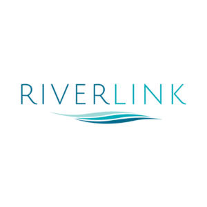 RiverLink Client Page logo blue/green
